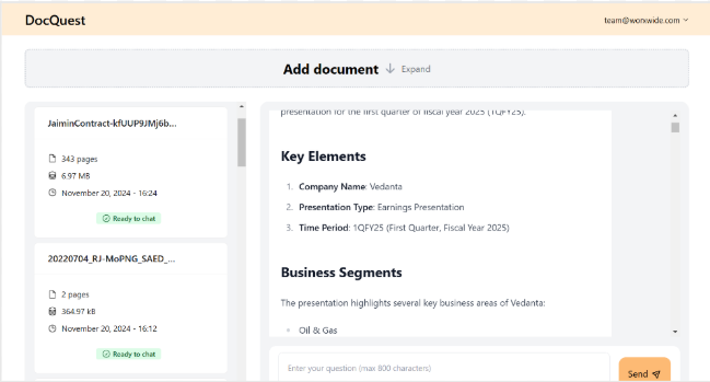AI Powered Document Review Platform