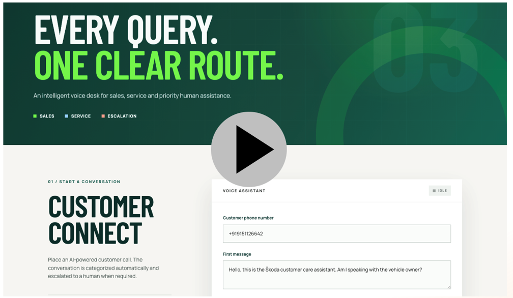 Worxwide is implementing an AI-powered Voice Customer Engagement Platform for the brand's Indian contact centre operation, built on ElevenLabs' voice AI infrastructure with custom agent development layered on top. The platform combines multilingual Conversational AI, intelligent call routing, and contextual handoff logic to automate the majority of customer interactions end-to-end, while ensuring an immediate, context-rich transition to a human agent whenever a call requires escalation. Every conversation is also run through a transcription and conversation intelligence layer that classifies the interaction — sales, service, or escalation — and pushes that structured categorisation directly into Zoho CRM. • ElevenLabs-Powered Multilingual Voice AI Agent — A custom voice AI agent built on ElevenLabs' infrastructure handles inbound contact centre calls directly — understanding natural multilingual speech, resolving routine sales and service queries autonomously, and maintaining a natural, brand-appropriate conversational tone throughout the interaction. • Intelligent Routing with Contextual Human Handoff — When a call requires escalation — whether due to complaint severity, customer sentiment, or an explicit request to speak with a person — the platform intelligently routes the call to an available human agent and passes along full conversational context, so the customer never has to repeat themselves or restart the interaction from zero. • Conversation Intelligence with Zoho CRM Categorisation — Every call is transcribed and analysed by a conversation intelligence layer that automatically classifies the interaction into Sales, Service, or Escalation, mapping the structured result directly into Zoho CRM. This gives sales and service leadership a real-time, queryable record of contact centre demand by category, dealer location, and outcome.